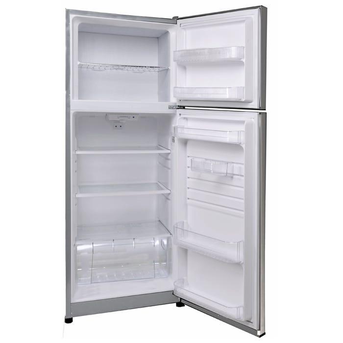 Refrigerador De 14 Pies Cúbicos Y Diseño De 2 Puertas, Color Gris